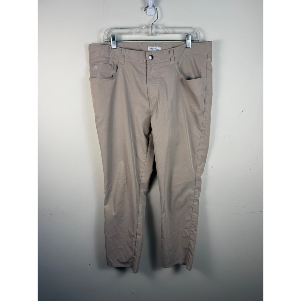 Peter Millar EB66 Performance Five-Pocket Pants Khaki Tan 36/30 ME0EB66FB